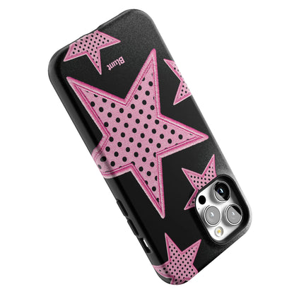 Midnight Pink Polka Star iPhone Case gallery - Iphone_12_Pro_Max_5