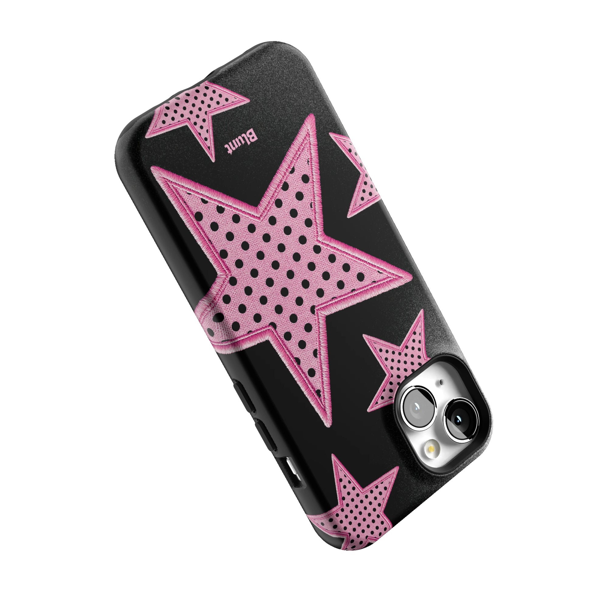 Midnight Pink Polka Star iPhone Case gallery - Iphone_13_Iphone_5