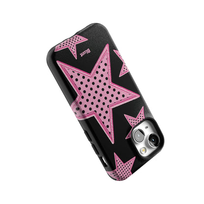 Midnight Pink Polka Star iPhone Case gallery - Iphone_13_Mini_Air_Plus_5