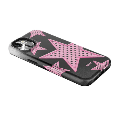 Midnight Pink Polka Star iPhone Case gallery - Iphone_14_Iphone_2