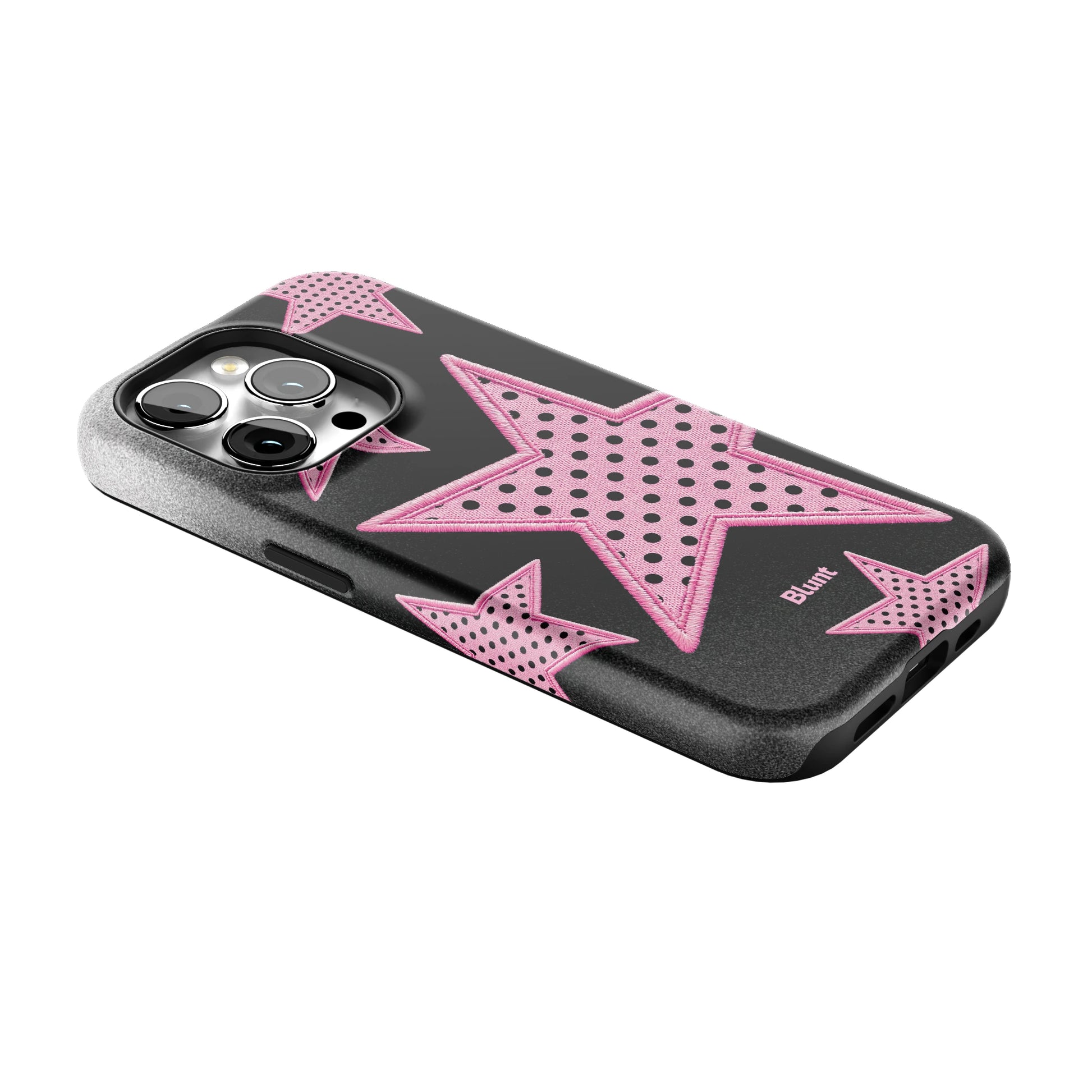 Midnight Pink Polka Star iPhone Case gallery - Iphone_14_Pro_2