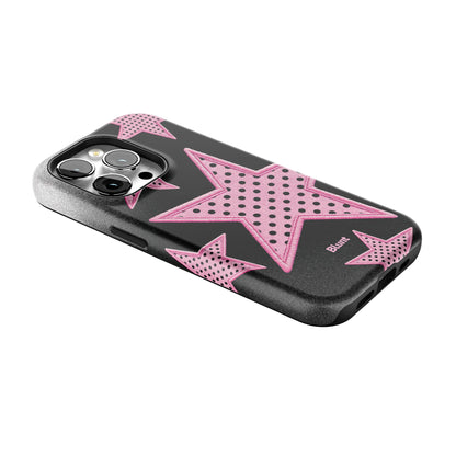 Midnight Pink Polka Star iPhone Case gallery - Iphone_14_Pro_2
