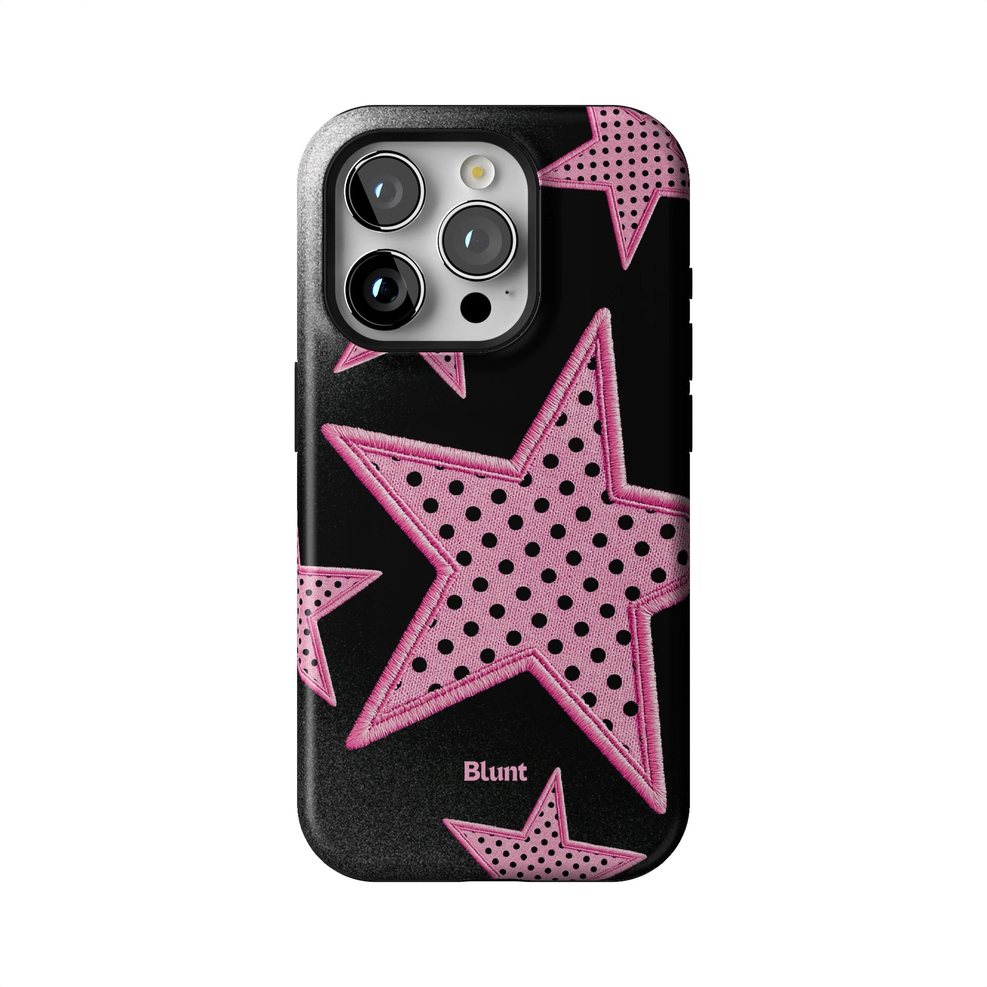 Midnight Pink Polka Star iPhone Case gallery - Iphone_15_Pro_1