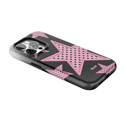 Midnight Pink Polka Star iPhone Case gallery - Iphone_15_Pro_2