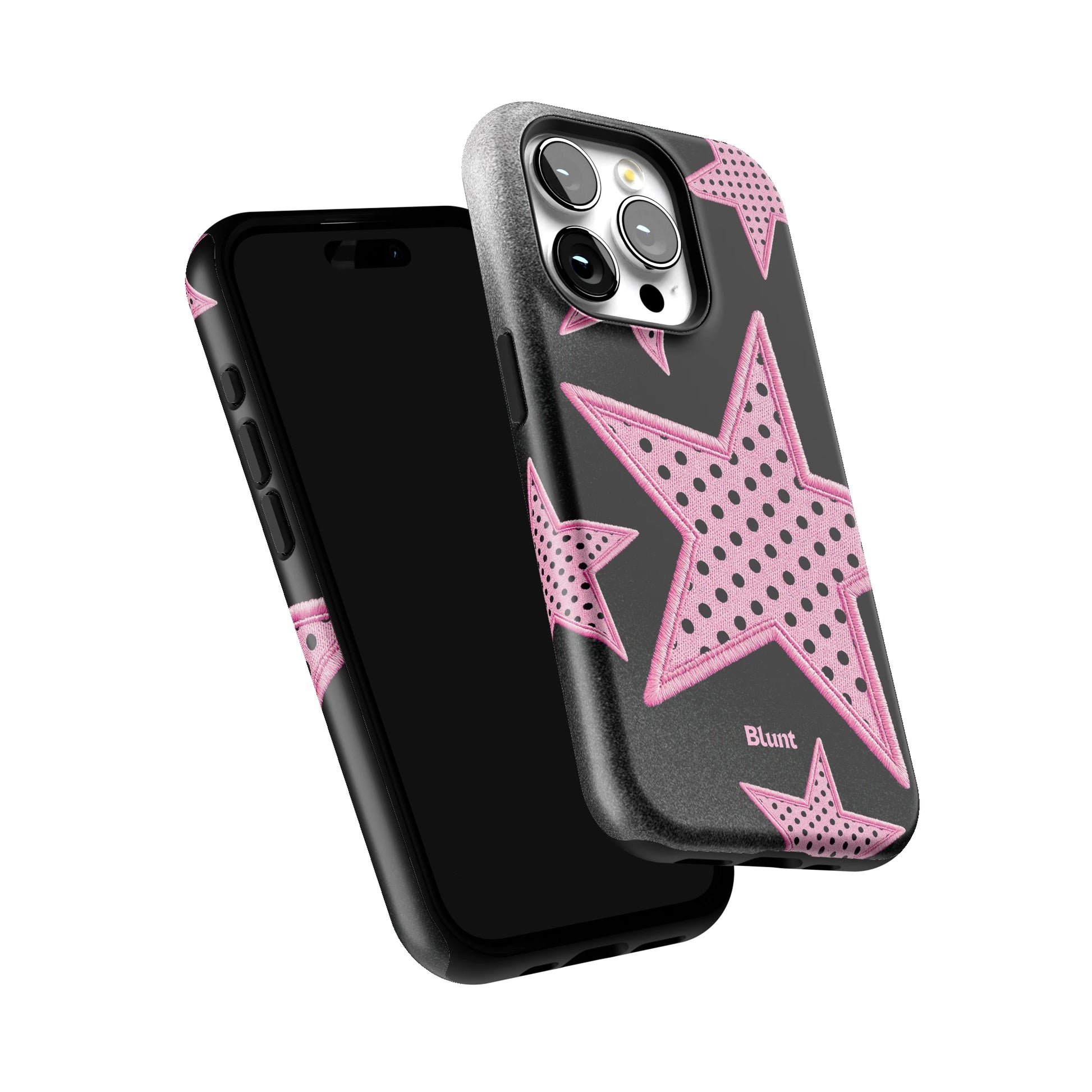 Midnight Pink Polka Star iPhone Case gallery - Iphone_15_Pro_6