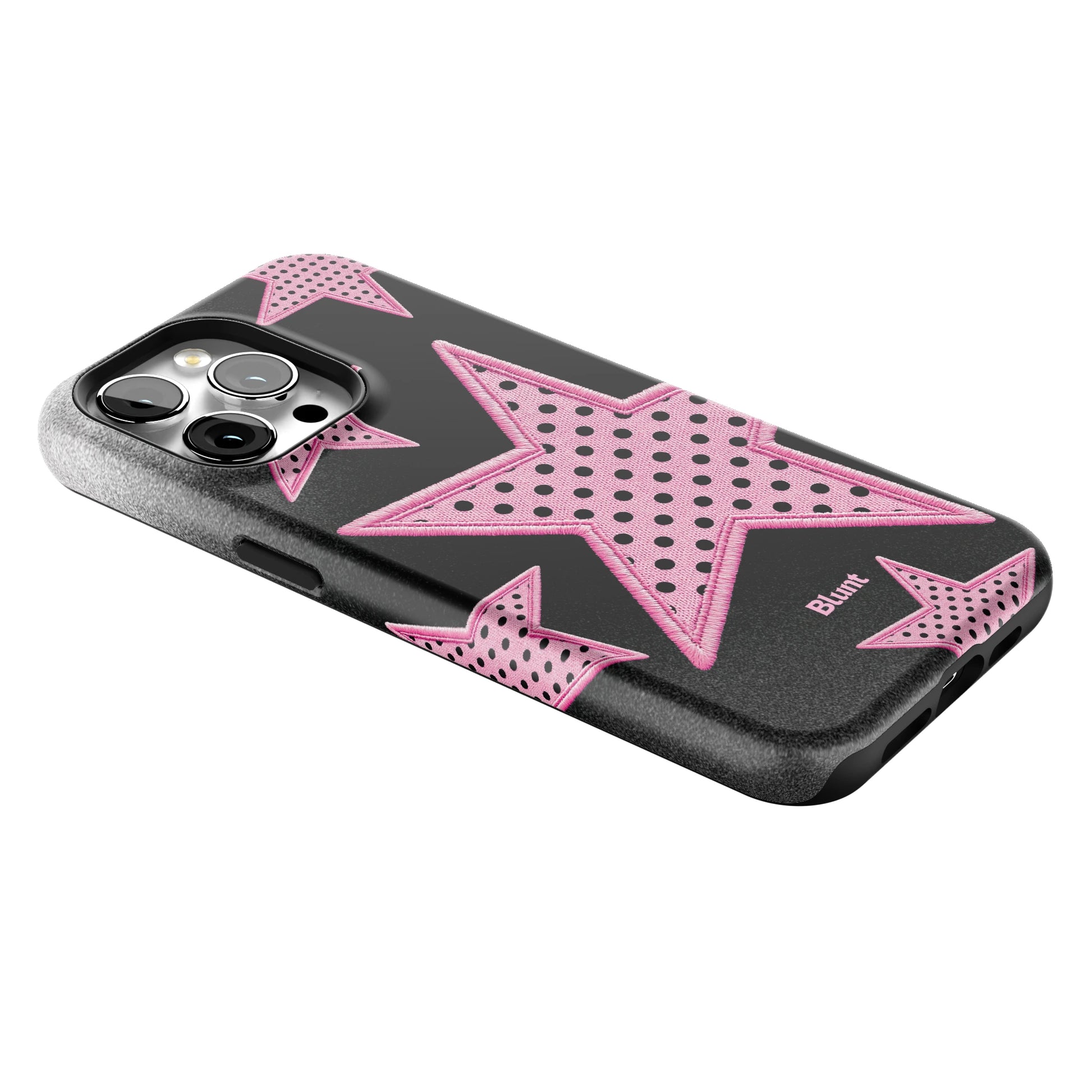 Midnight Pink Polka Star iPhone Case gallery - Iphone_15_Pro_Max_2