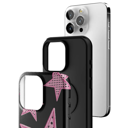 Midnight Pink Polka Star iPhone Case gallery - Iphone_15_Pro_Max_3