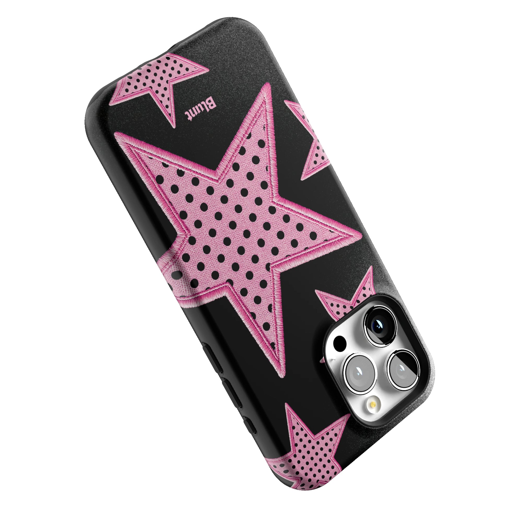 Midnight Pink Polka Star iPhone Case gallery - Iphone_15_Pro_Max_5