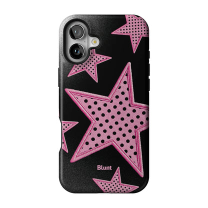 Midnight Pink Polka Star iPhone Case gallery - Iphone_16_Mini_Air_Plus_1