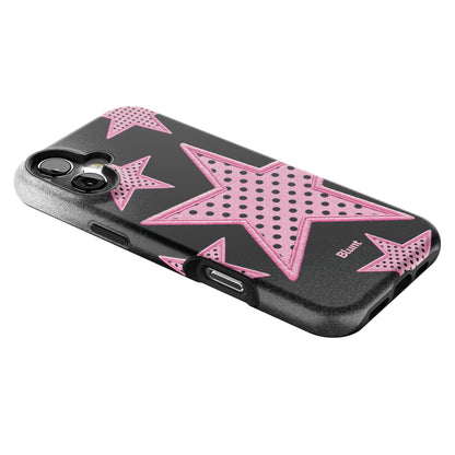 Midnight Pink Polka Star iPhone Case gallery - Iphone_16_Mini_Air_Plus_2