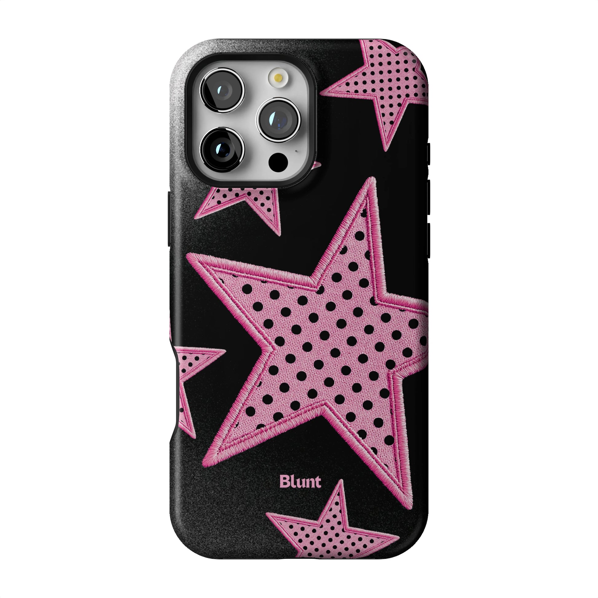 Midnight Pink Polka Star iPhone Case gallery - Iphone_16_Pro_Max_1