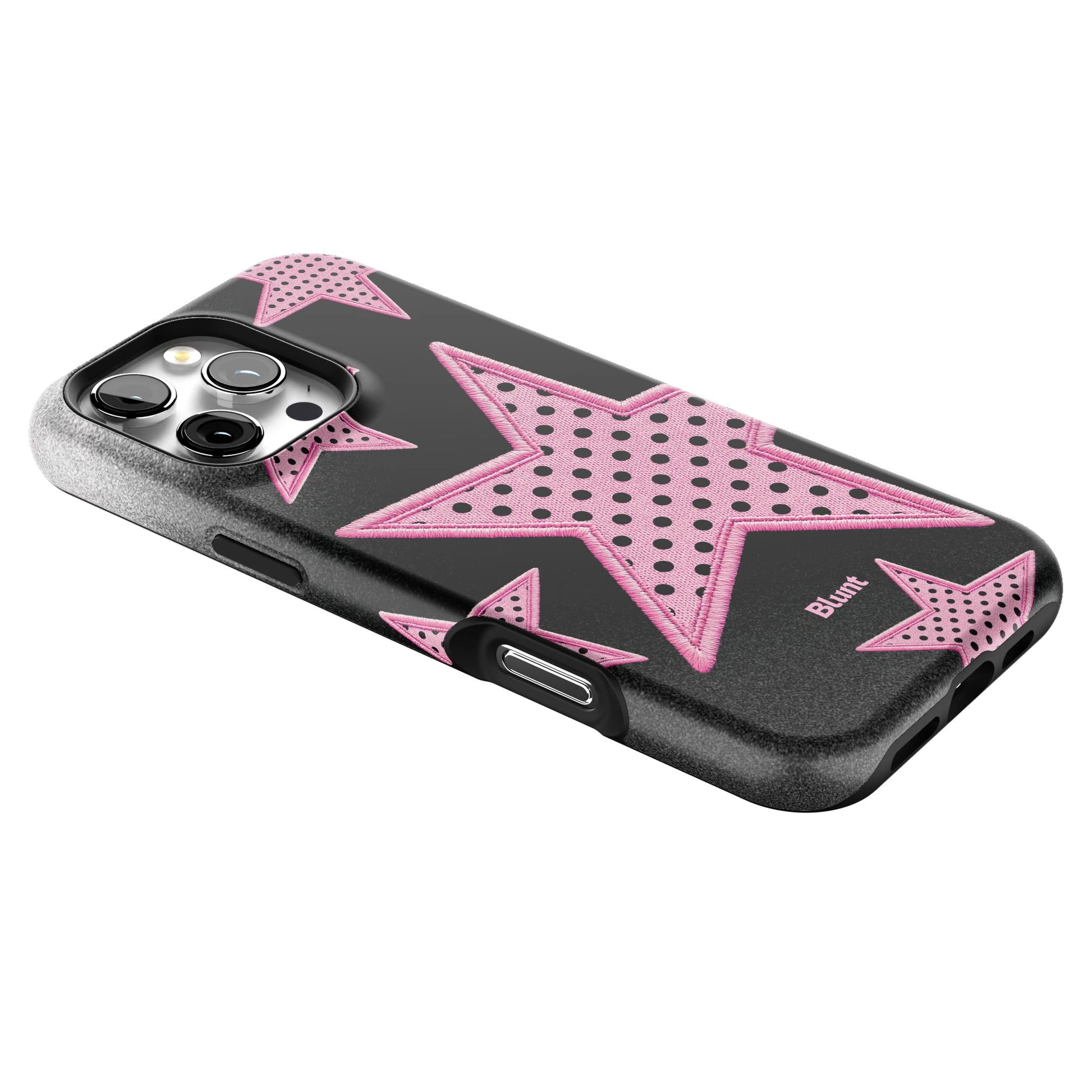 Midnight Pink Polka Star iPhone Case gallery - Iphone_16_Pro_Max_2