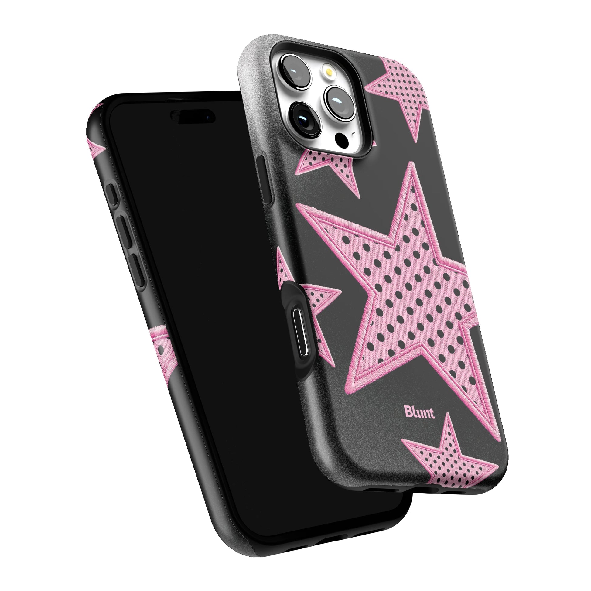 Midnight Pink Polka Star iPhone Case gallery - Iphone_16_Pro_Max_6