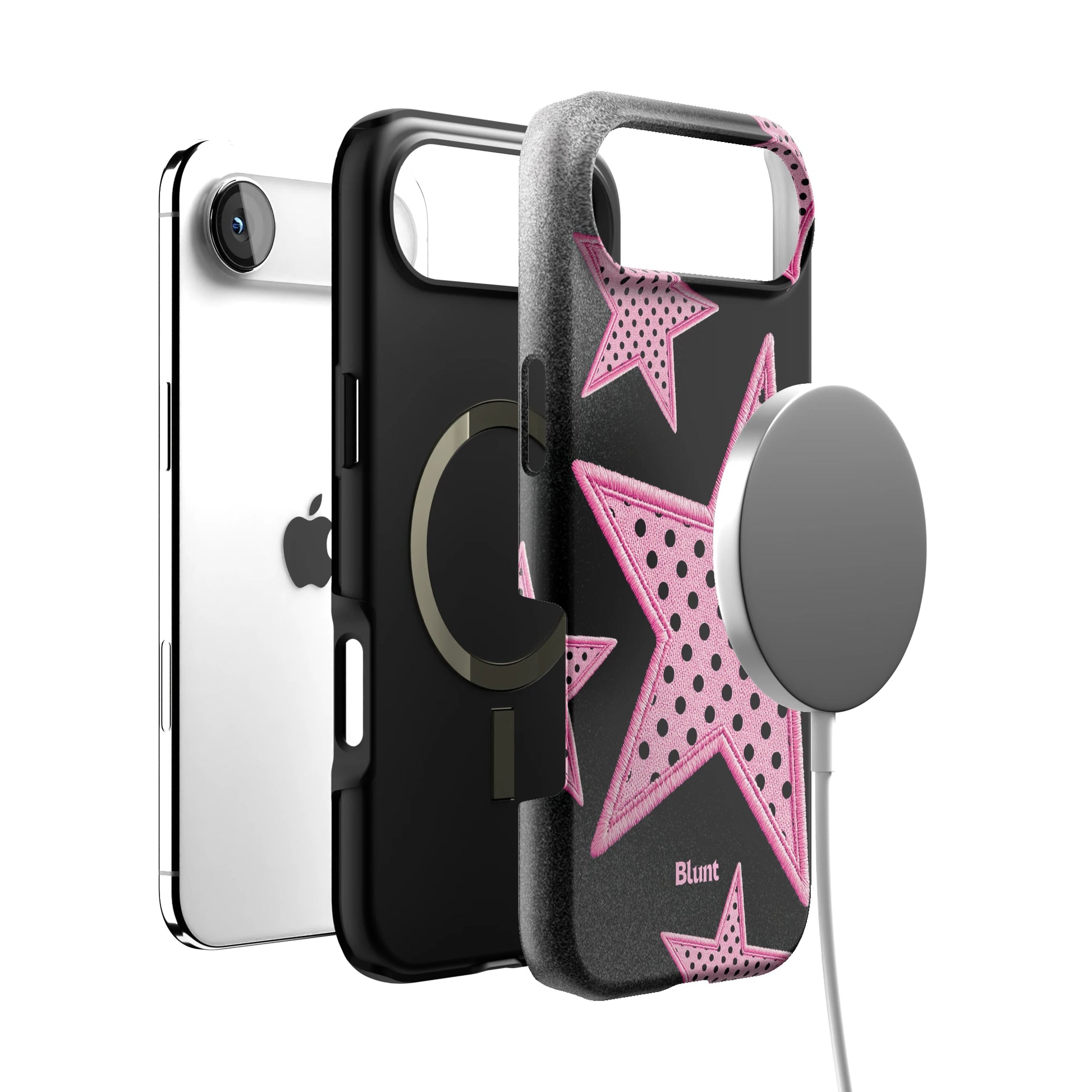 Midnight Pink Polka Star iPhone Case gallery - Iphone_17_Air_4
