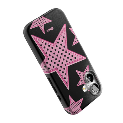 Midnight Pink Polka Star iPhone Case gallery - Iphone_17_Iphone_5
