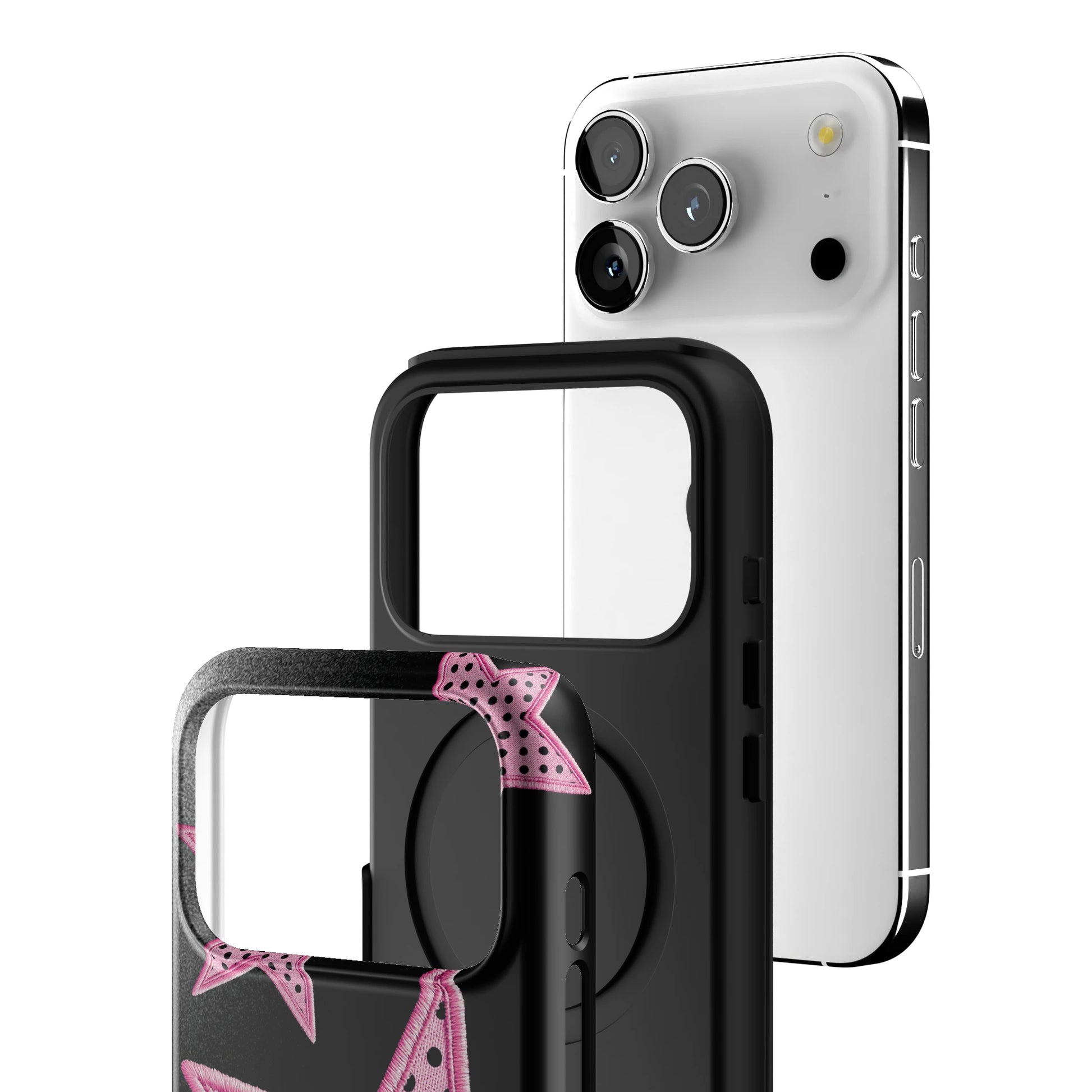 Midnight Pink Polka Star iPhone Case gallery - Iphone_17_Pro_3