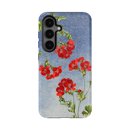 Denim-Posy-samsung-case-Galaxy S24-1
