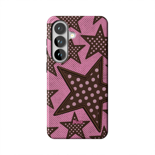 Pink-Polka-Star-samsung-case-Galaxy S26-1