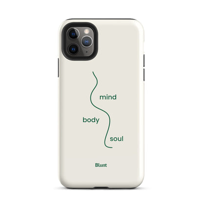 Mind Body Soul iPhone Case - blunt cases