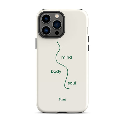 Mind Body Soul iPhone Case - blunt cases