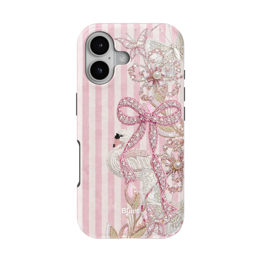 Striped Grace iPhone Case