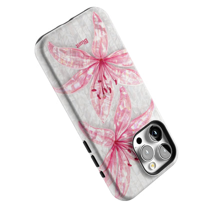 Pink-Floral-Luster-iphone-case-iPhone 15 Pro Max-4