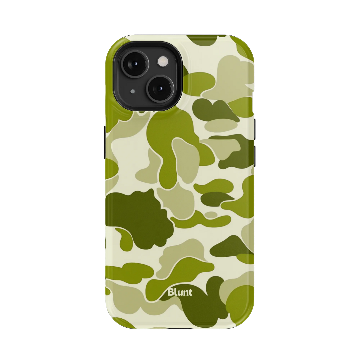 Lime Camo iPhone Case