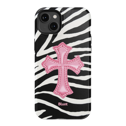 Zebra Halo iPhone Case