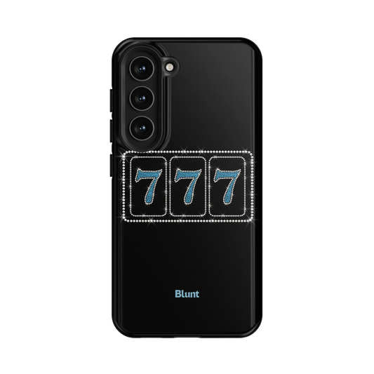 Blue Lucky 777 Samsung Case