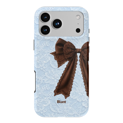 Bleu Bow iPhone Case
