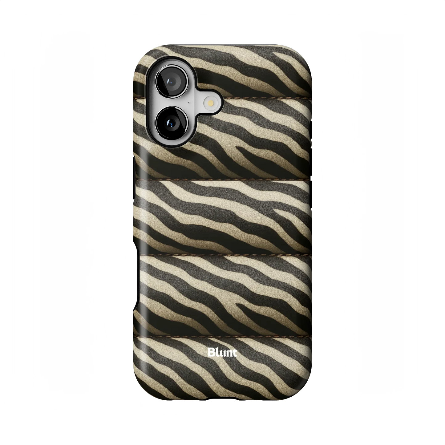 Zebra Puffer iPhone Case