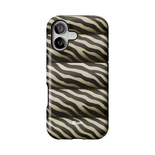Zebra Puffer iPhone Case