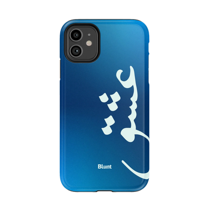 Blue Love iPhone Case
