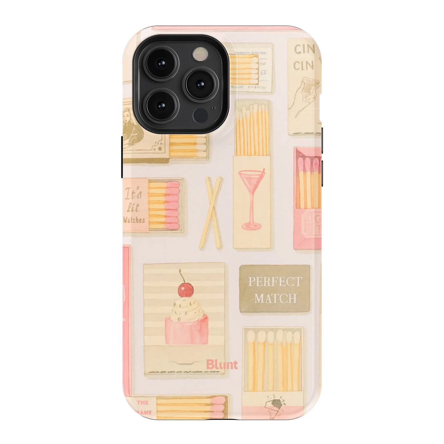 Pink Match iPhone Case