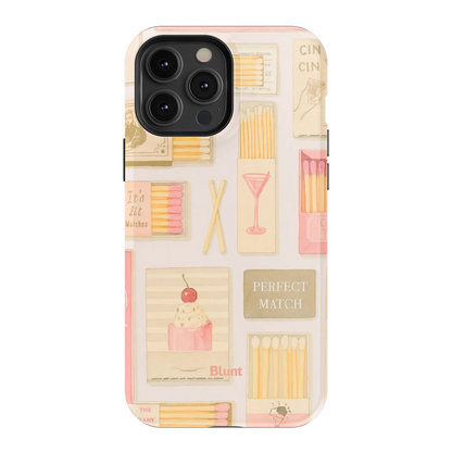 Pink Match iPhone Case