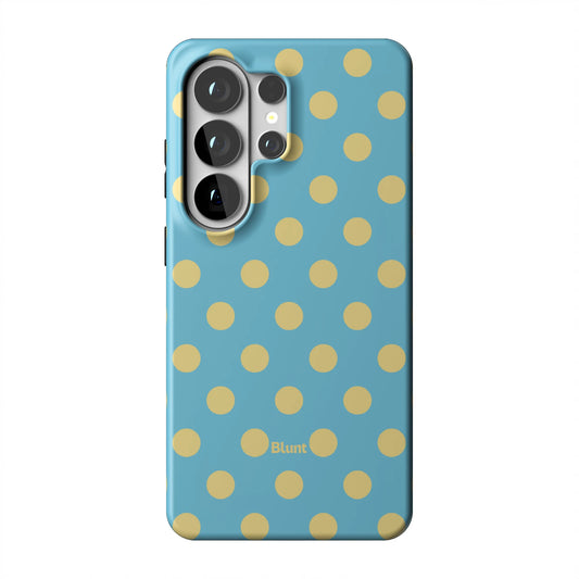 Blue-Butter-Polka-samsung-case-Galaxy S26 Ultra-1