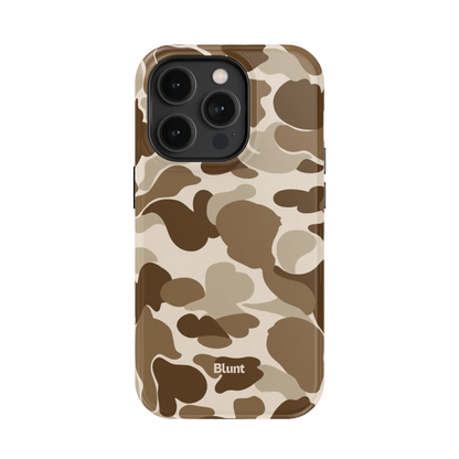 Brown Camo iPhone Case