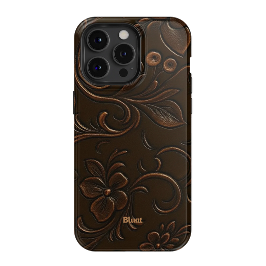 Tooled Leather iPhone Case