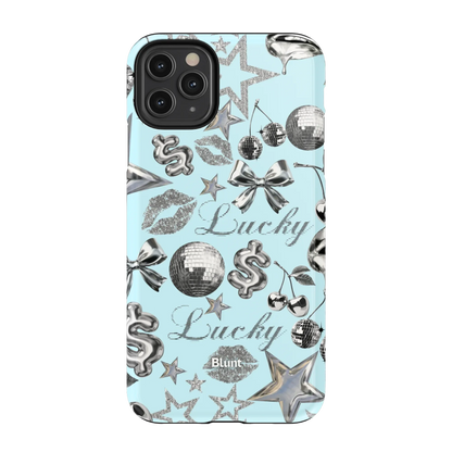 Lucky Baby Blue iPhone Case