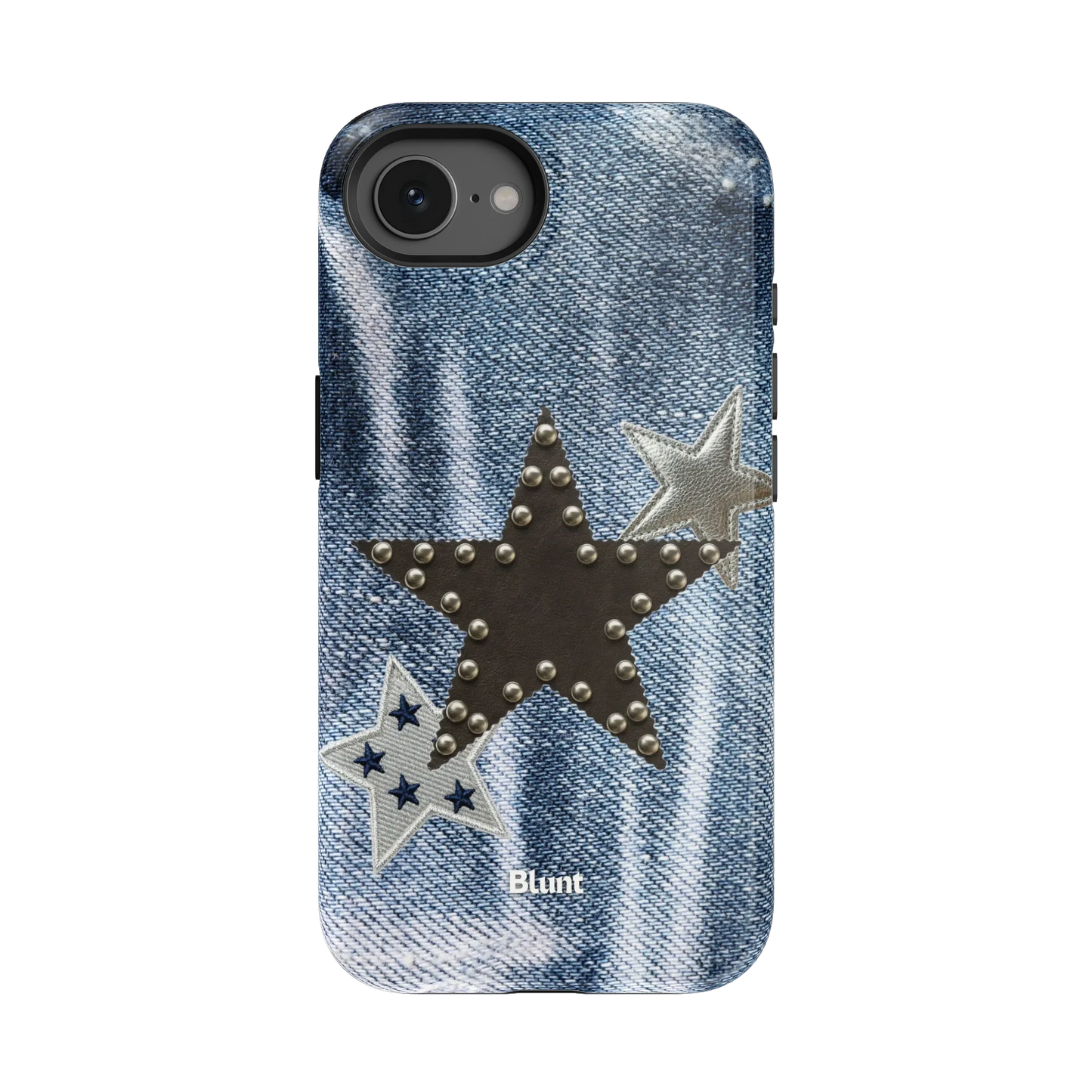 Denim Starstud iPhone Case