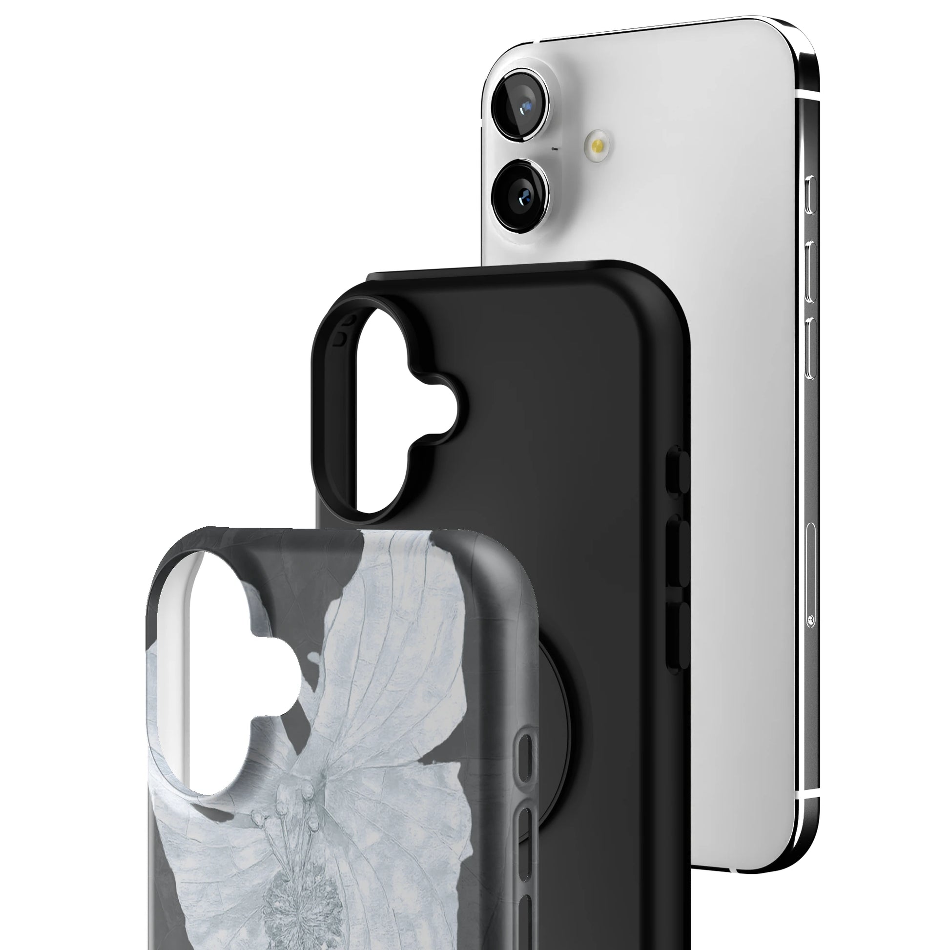 Mono Coconut Bloom iPhone Case gallery - Iphone_16_Mini_Air_Plus_3