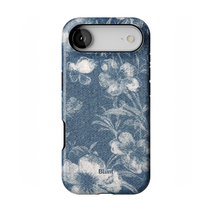 Denim Bloom iPhone Case