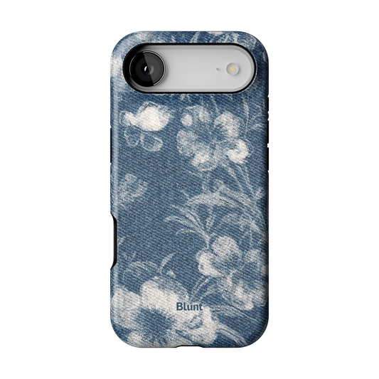Denim Bloom iPhone Case