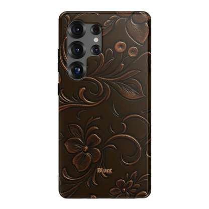 Tooled Leather Samsung Case