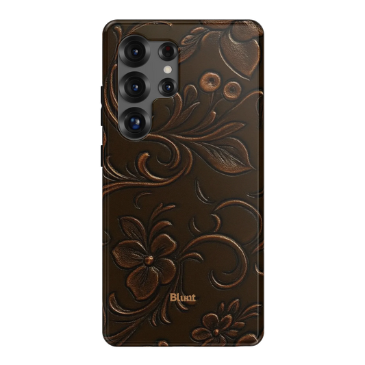 Tooled Leather Samsung Case