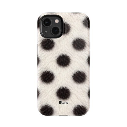 Polka Fuzz iPhone Case