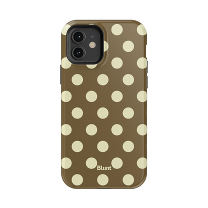 Toffee Cream Dot iPhone Case