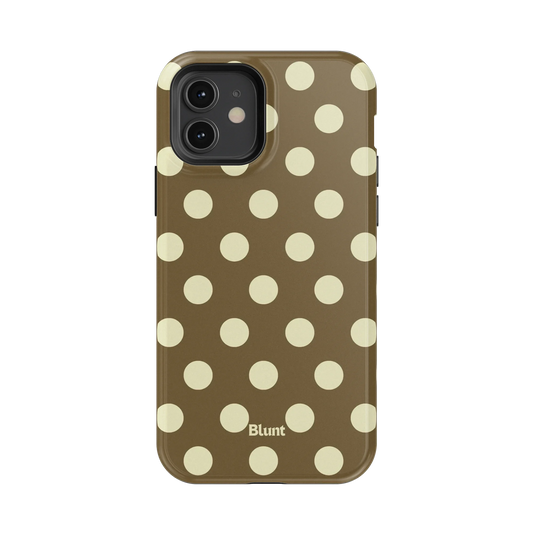 Toffee Cream Dot iPhone Case