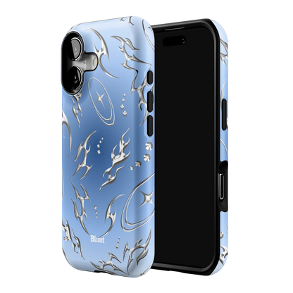 Blue Cyber iPhone Case