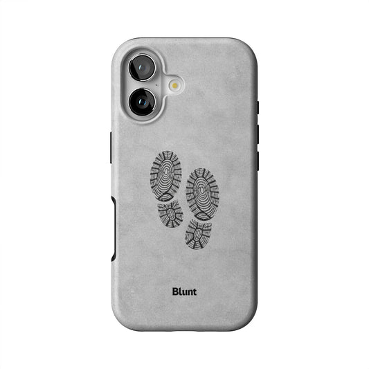 Crime Tracks iPhone Case